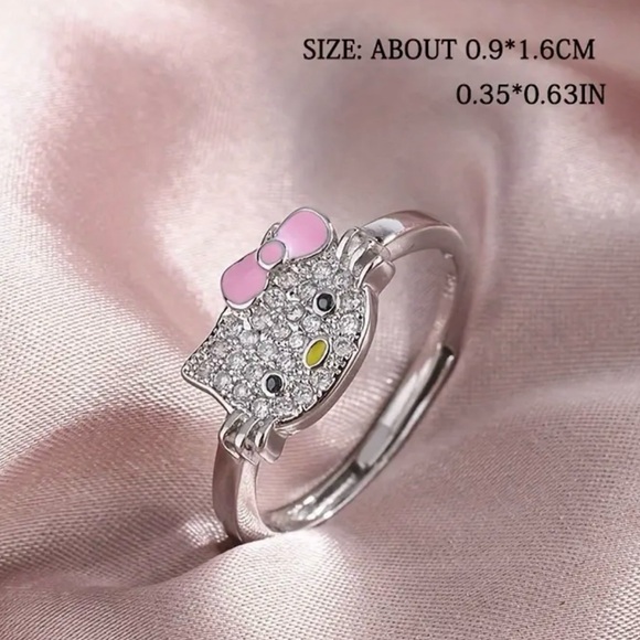 Exquisite Officially Licensed Hello Kitty Adjustable Ring - Picture 4 of 5